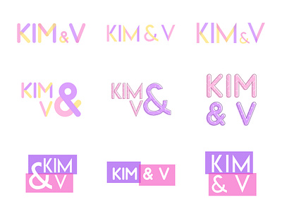 Kim and V Logo design logo