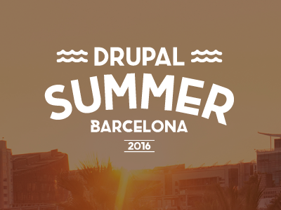 Drupal Summer Barcelona 2017 barcelona brand drupal event web design