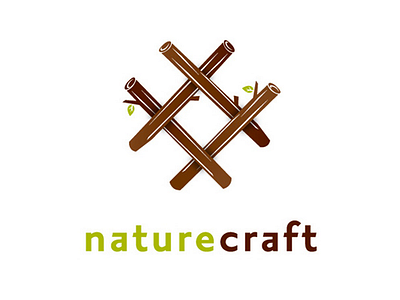 naturecraft craft identity logo nature rejected