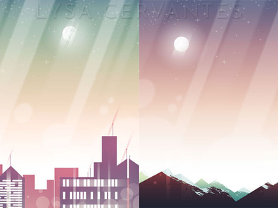 008 background city illustration landscape mountains vector vexel vexel art