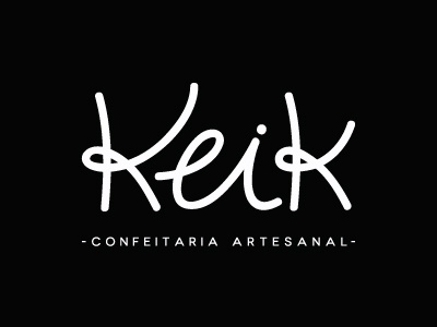 Keik cake confectionery handlettering identity lettering logo logotype script typography