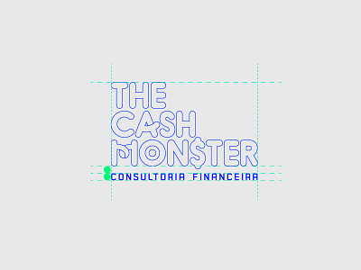 The Cash Monster art direction branding cash graphic design identity lettering logo monster type