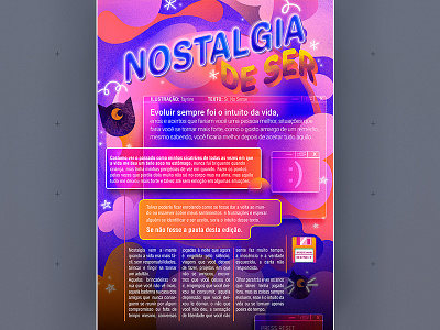 NOSENSE Magazine #001 digital freelancer illustration lettering magazine print typography