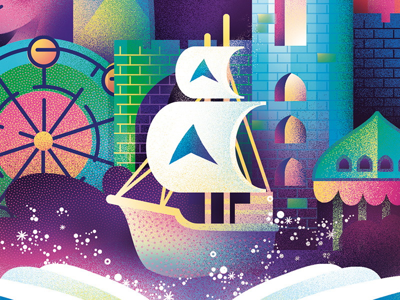 Navigator Dreams Award 2018 digital creative creativity imagination castle paper packaging contest illustration navigatordreams award
