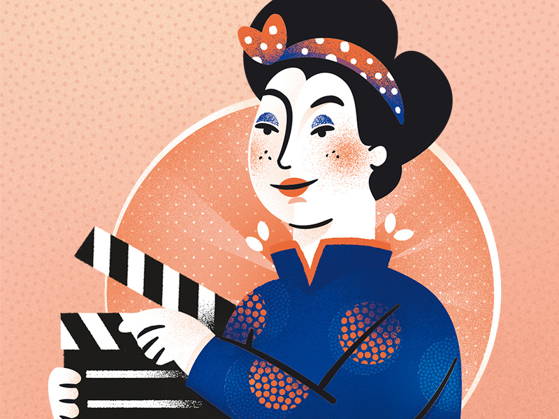 Revista Galileu - junho 2018 girlpower movie cinema illustration girl woman feminism editorial