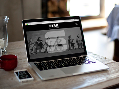 STAK Training - Landing Page branding design ux web