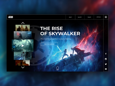 Star Wars Rise of Skywalker UX/UI Design
