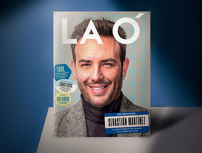 Magazine cover for LA Ó magazine 2020 editorial illustration graphicdesign magazine magazine cover stickers