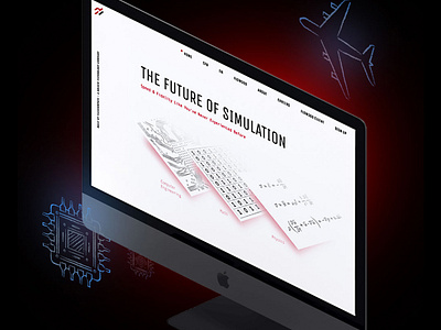 Illustration for Flexcompute landing page.