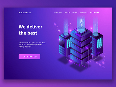 Routeserver Landing Page