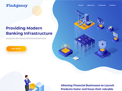 Financial Services Landing Page