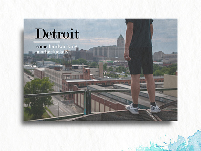 Detroit pt.2 digital design graphic design photography