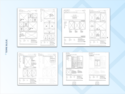 e-commerce redesign wireframes