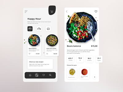App design for restaurant delivery