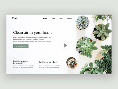 Clean Air design ui ux ux ui design web web design website