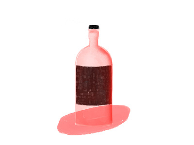 Untitled 1 art bottle design digital art digital painting illustration painting simple texture wine