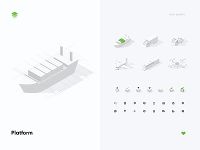 Illustration & Icon Systen 2d 3d app application courier dashboad delivery design icon pack icon set illustration ios isometric illustration logistics mobile parcel shipment ui ux vector