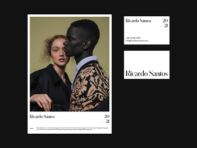 Ricardo Santos portfolio branding content creation design editorial editorial design fashion grid identity layout photography type design typography web website