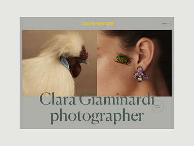 Clara Giaminardi portfolio concept content creation content design design editorial editorial design fashion layout photography stilllife type typogaphy typography web website