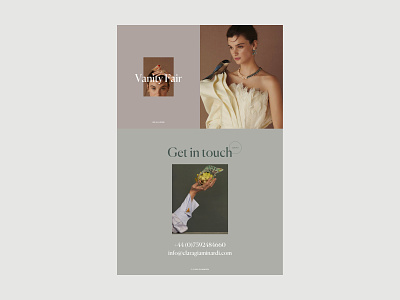 Claudia Giaminardi portfolio concept concept design content creation content design design editorial editorial design fashion layout photography typography ui web website