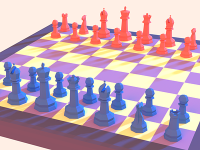 Low Poly Chess