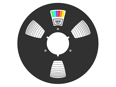 Reel To Reel Close-Up Logo Idea close up ejects idea logo rainbow reel to reel rough draft