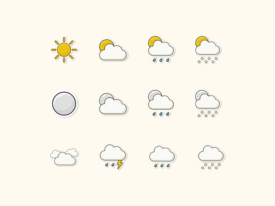 Weather icons 🌦