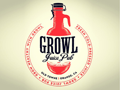 Growl Juice Pub Logo