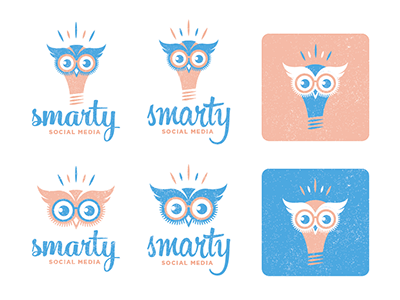 Smarty Social Media wip branding logos media social