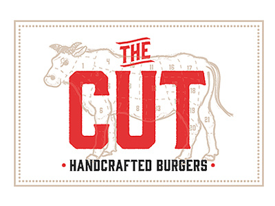 THE CUT progress branding cutofmeat delicious design drawing illustration logo meat restaurant