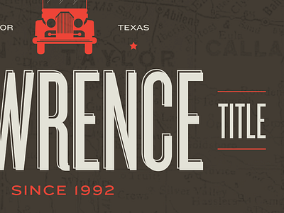 Lawrence Auto Title auto branding identity texas