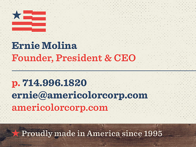 AmeriColor® Business Card