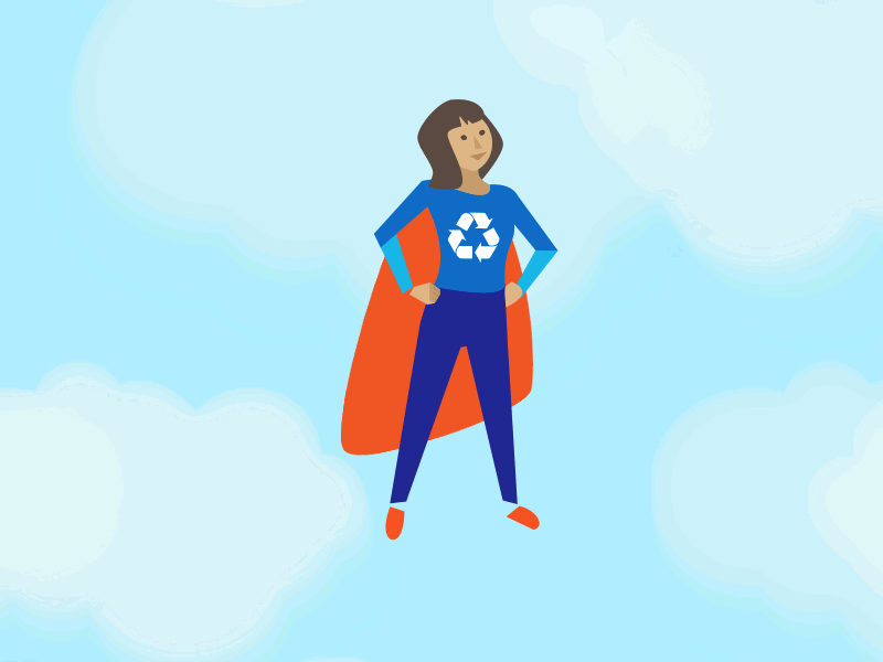 The Lazy Person's guide to Saving World "Flying High" Spec Idea 2d after effects animation blue branding clean clouds color concept design flat gif illustration illustrator minimal red texture ui united nations vector