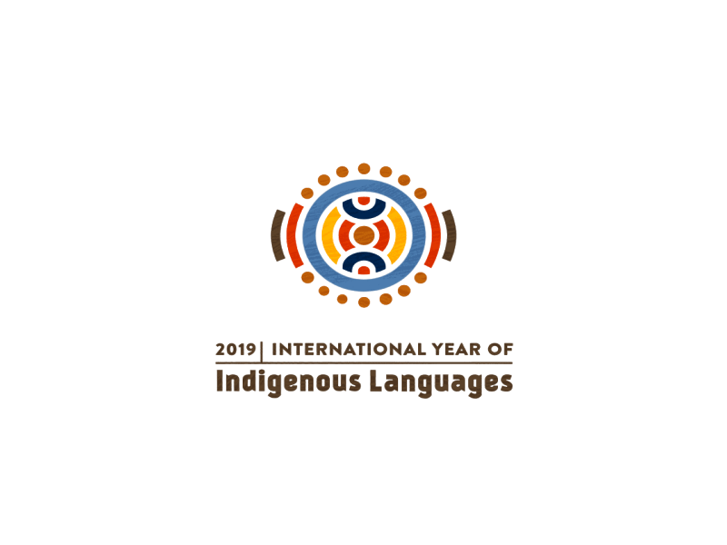 2019 International Year of Indigenous Languages 2d animation blue branding clean color colors concept design flat icon indigenous logo minimal people red texture ui united nations yellow