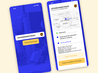 Package Tracker Mobile Application
