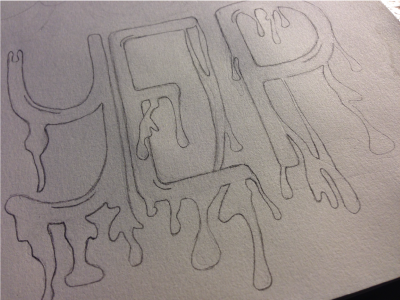 Lettering Personal Project II drawing lettering organic personal