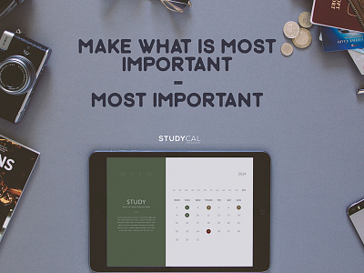 Study Calendar App Design