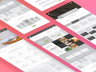 University Wireframes