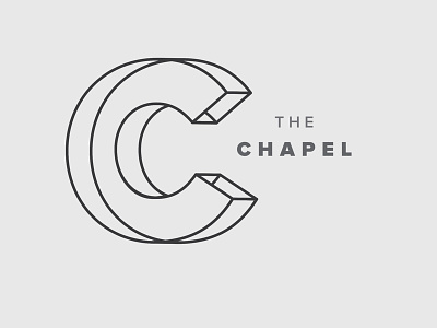 Logo / Identity - Church branding c church identity line work logo religion religious vector