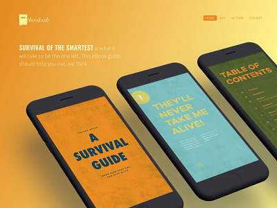 Product Web & Layout Design ebook gradient guide mobile product survival web