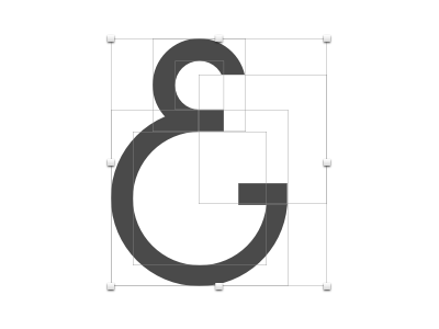 First attempt using Sketch... ampersand icon logo rebound sketch