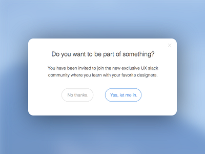 Modal UI Popup (Free Sketch Download)