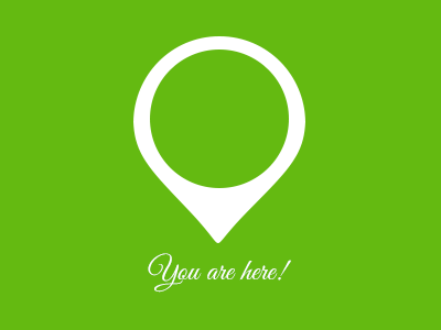 You Are Here! green here icon interface location ui
