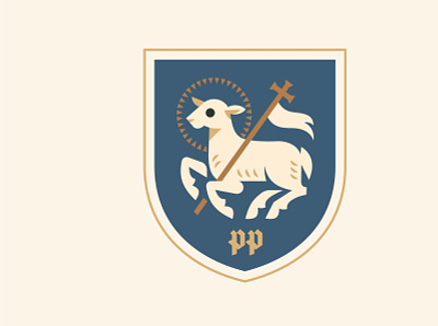Preston North End Football Club emblem championship character design emblem england football geometricart illustration lamb logo preston prestonnorthend vector