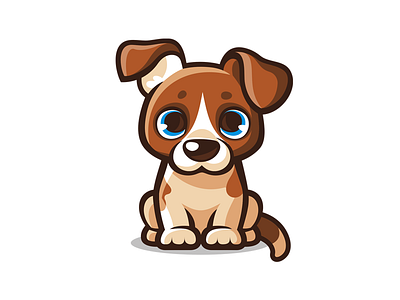 Knopik character design dog illustration logo vector
