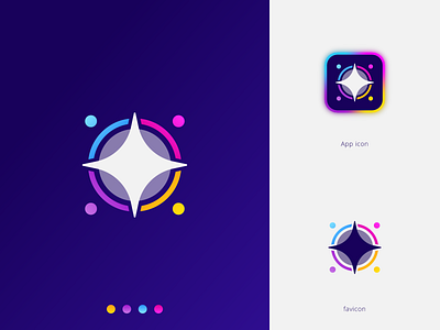 Roshd app branding community design flat human icon logo logodesign logomark minimal people star ui ux uxdesign web