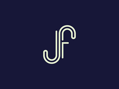 jf branding design icon logo logodesign logomark monogram monogram logo typography vector