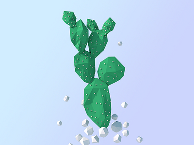 Low Poly Cactus