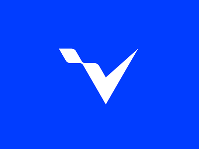 Viamotive abstract automotive bold cleam electric icon logo luxury modern symbol v vector