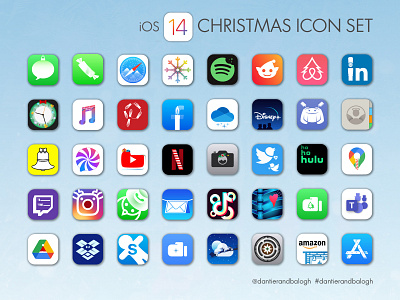 a very merry christmas ios 14 icon pack!